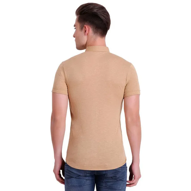 HiFlyers Men Shirts - Beige