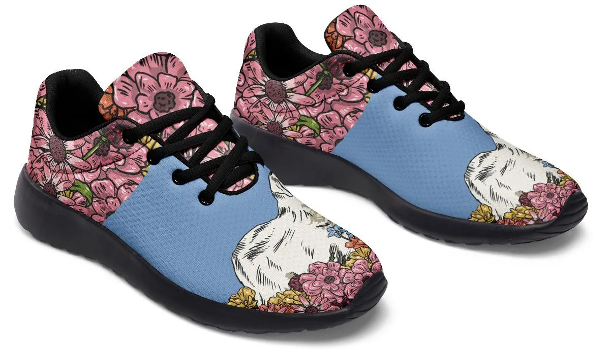 Illustrated Great Pyrenees Sneakers