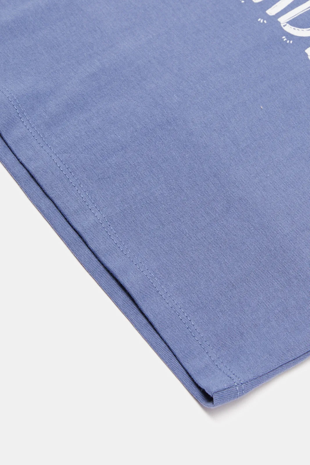 Infant Boys Blue Printed T-Shirt