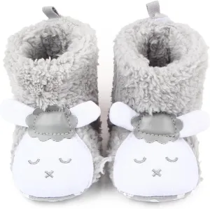 Infant Boys Girls Winter Boots Baby Newborn Cute Panda Cartoon Shoes Walking Shoes Flat Bottom Shoes Size 7 Toddler Shoes Girls