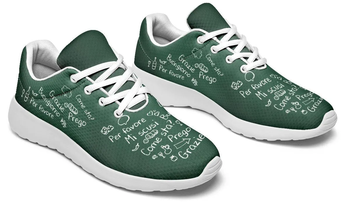 Italian Chalk Board Sneakers