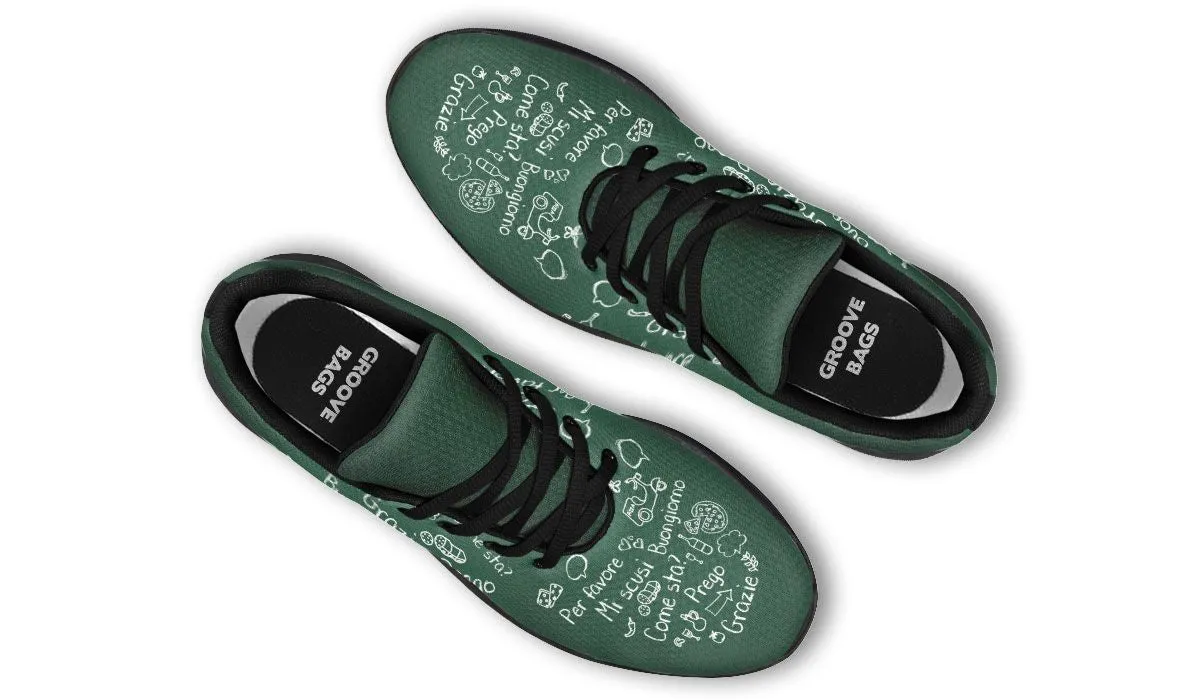 Italian Chalk Board Sneakers