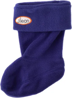 Jileon Warm and Cozy Rain Boot Liners for Boys and Girls - Pink and Blue Options