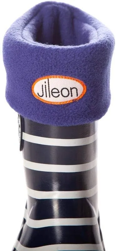 Jileon Warm and Cozy Rain Boot Liners for Boys and Girls - Pink and Blue Options