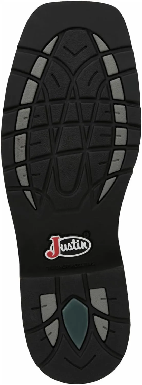 Justin Mens Stampede Driller Steel Toe Boots