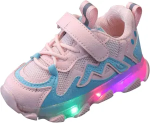 Kids Mesh Running Led Light Luminous Sport Shoes Baby Children Girls Baby Shoes Toddler Slippers Girl