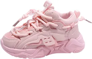 Kids Sneakers Boys Girls Tennis Shoes for Running Athletic Walking Gym Sports Lightweight Breathable Anti Slip Shoes