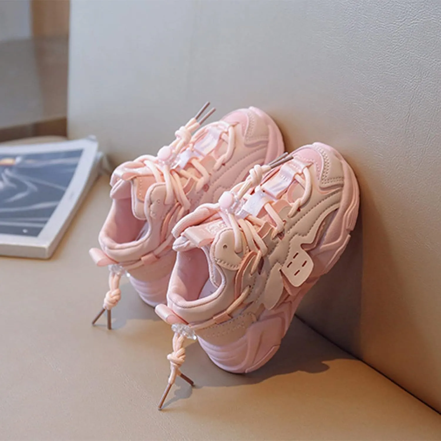 Kids Sneakers Boys Girls Tennis Shoes for Running Athletic Walking Gym Sports Lightweight Breathable Anti Slip Shoes