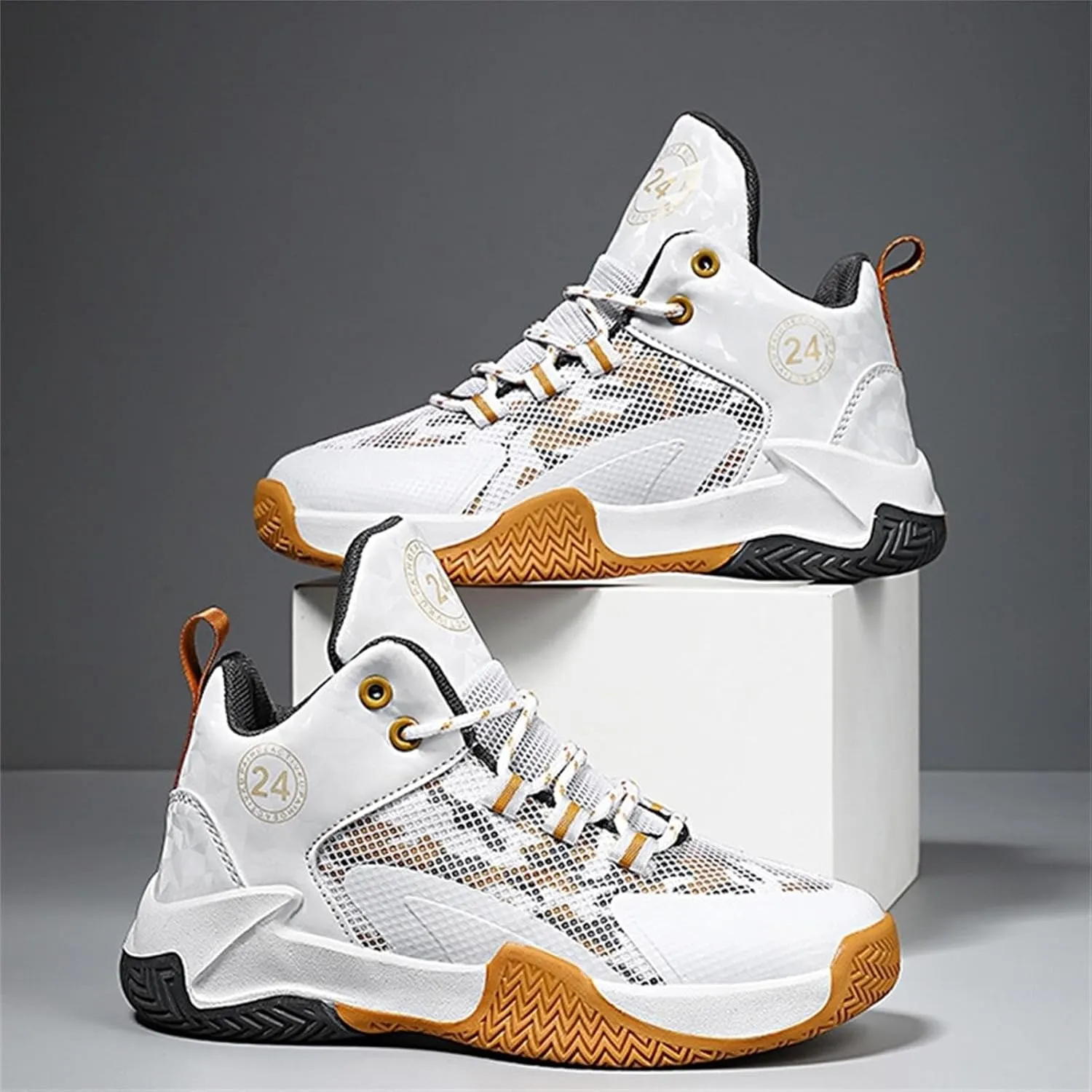Kids Sport Sneakers Girls Tennis Comfort Running Walking Athletic Lace Mid Ankle Lightweight Casual Shoes for Boys
