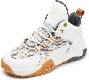 Kids Sport Sneakers Girls Tennis Comfort Running Walking Athletic Lace Mid Ankle Lightweight Casual Shoes for Boys