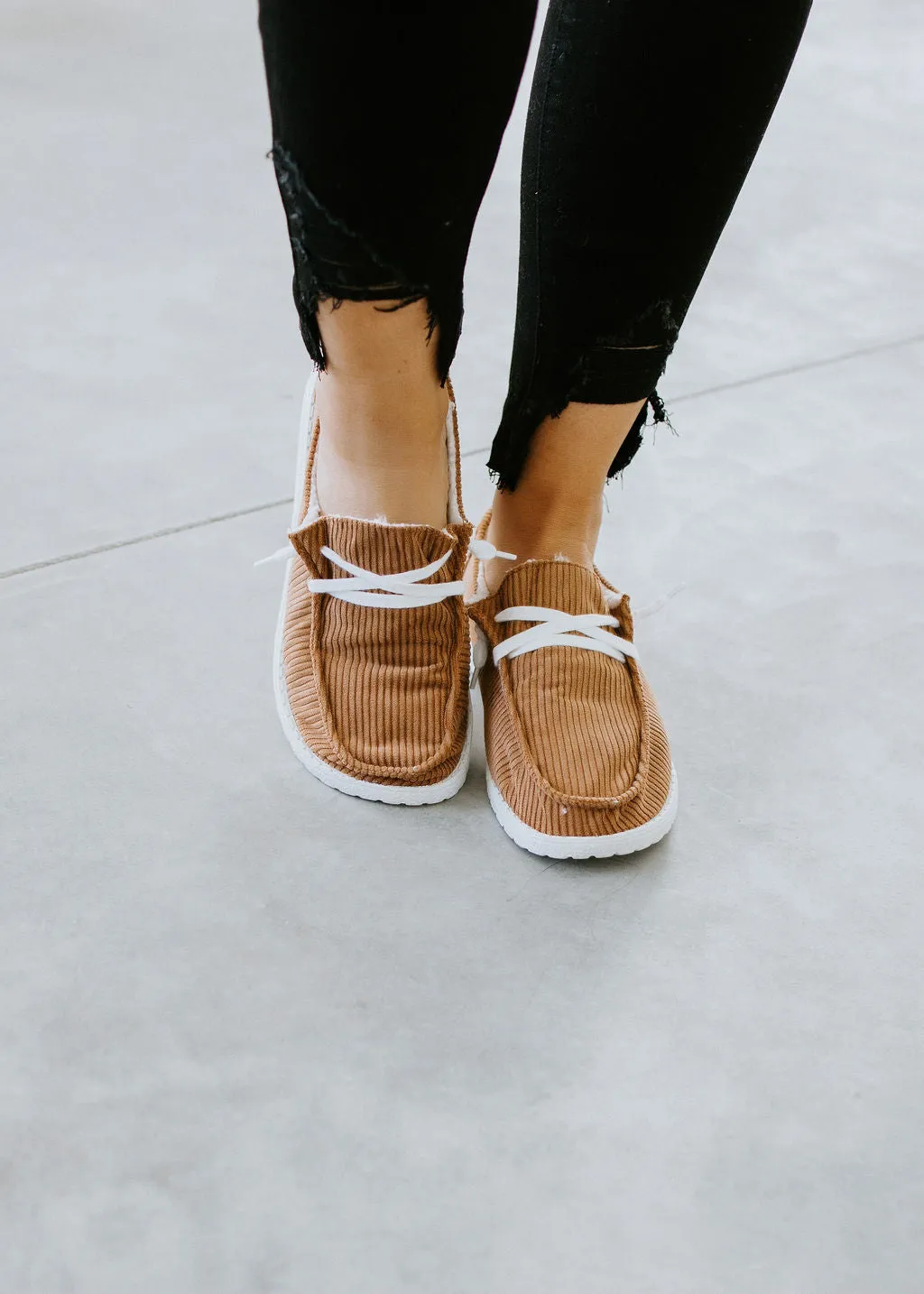 Krystal Corduroy Sneaker FINAL SALE