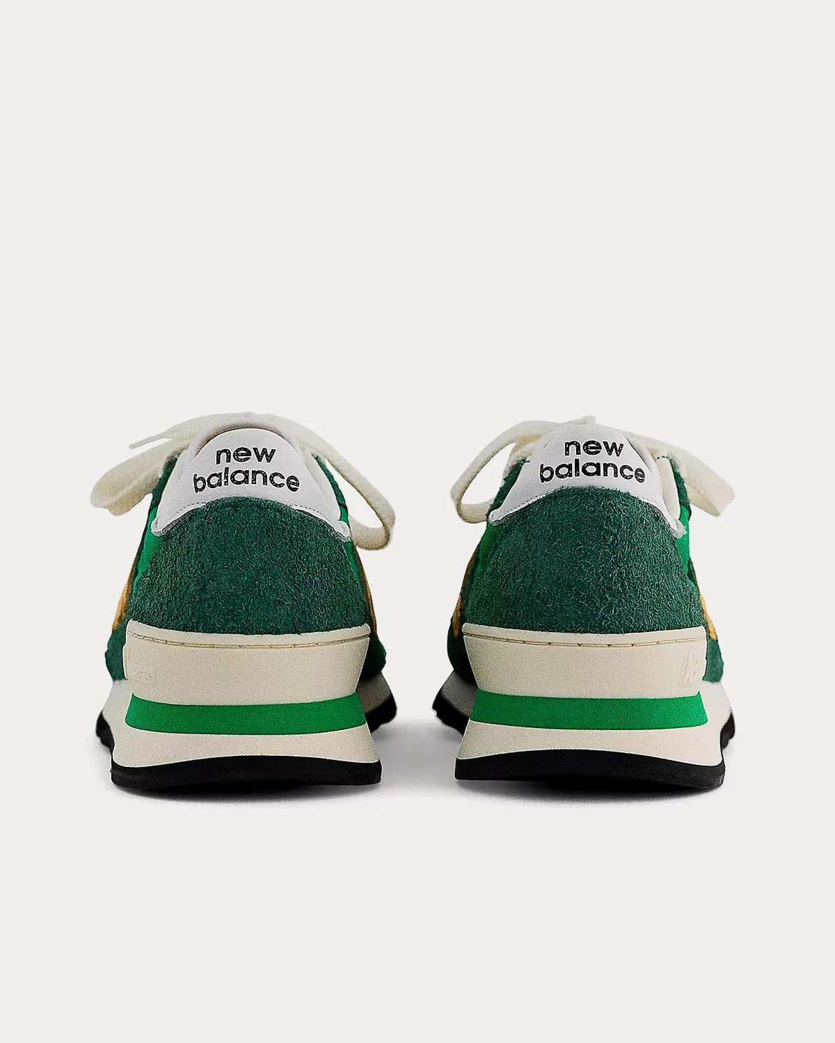 MADE in USA 990 Green / Gold Low Top Sneakers