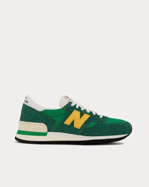 MADE in USA 990 Green / Gold Low Top Sneakers