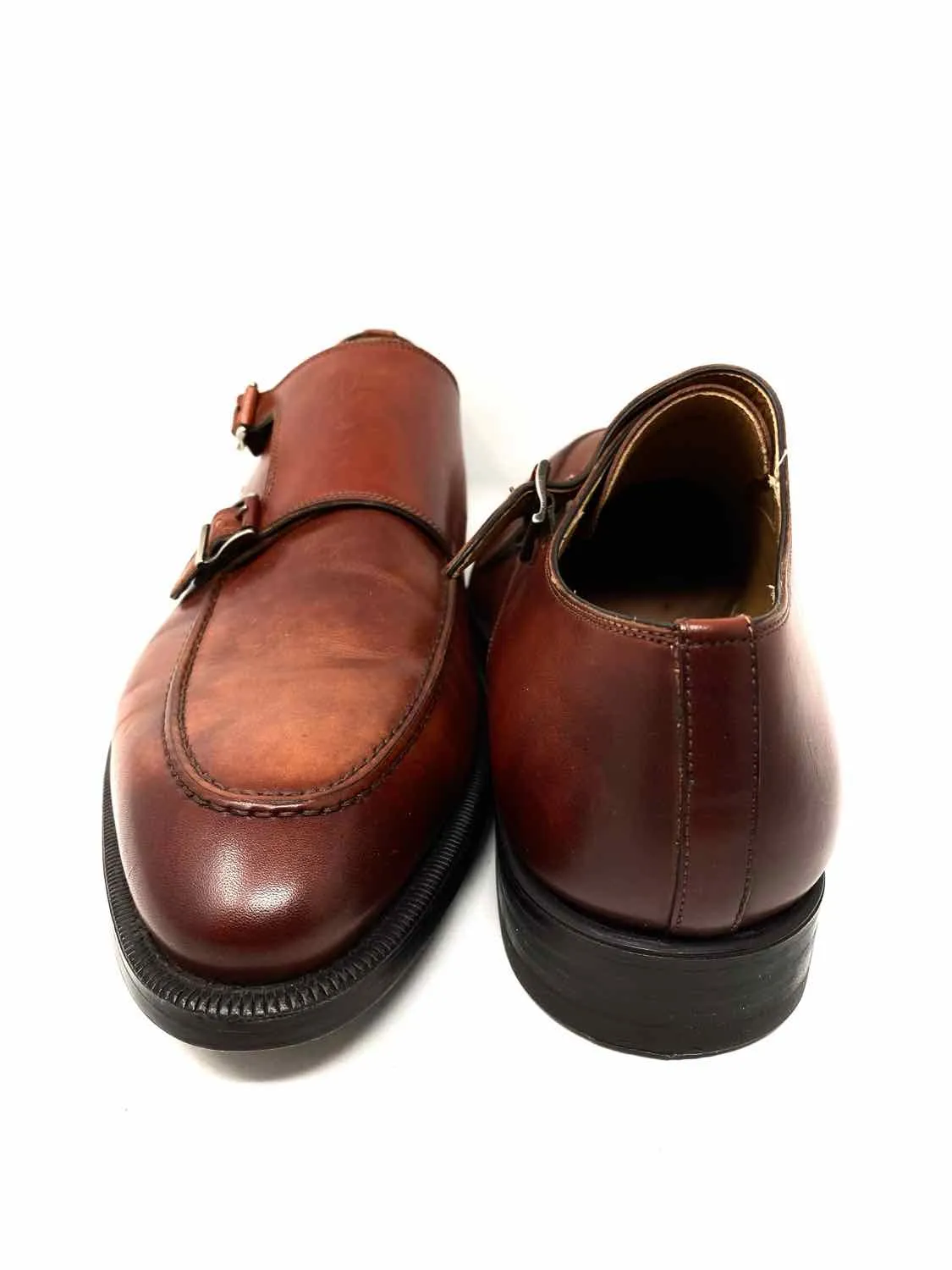 MAGNANNI Men's Burnt Orange Shoe Size 10.5 Loafers
