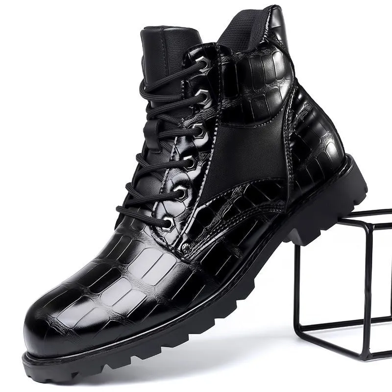 Mason™ - Croc Leather Boot
