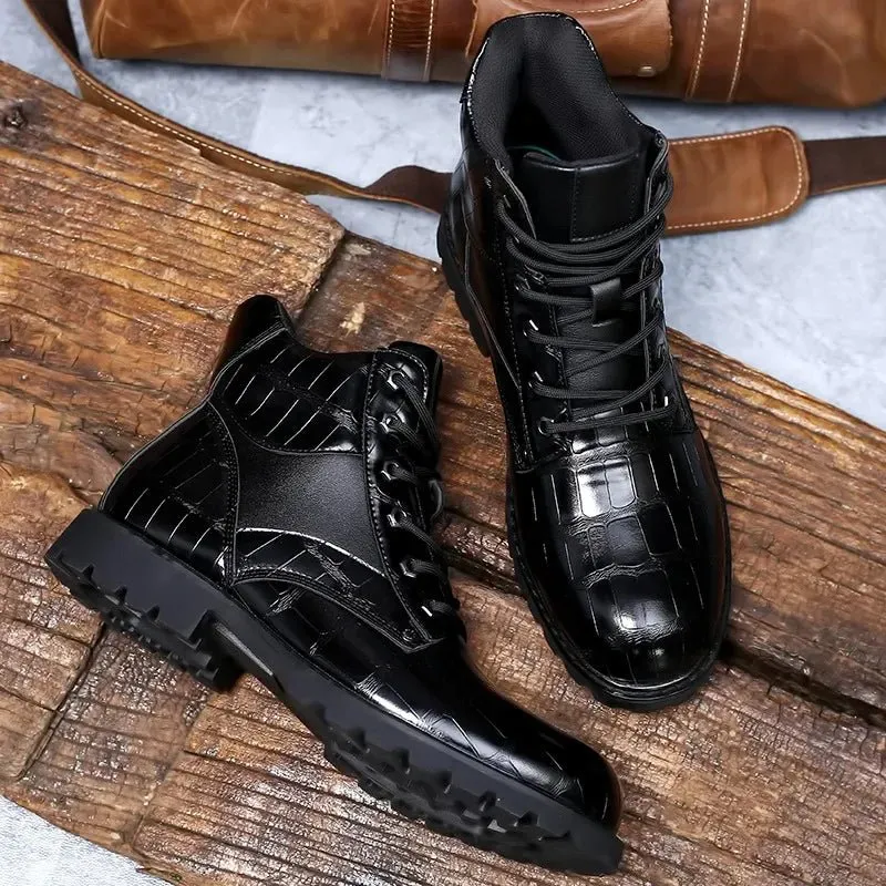 Mason™ - Croc Leather Boot