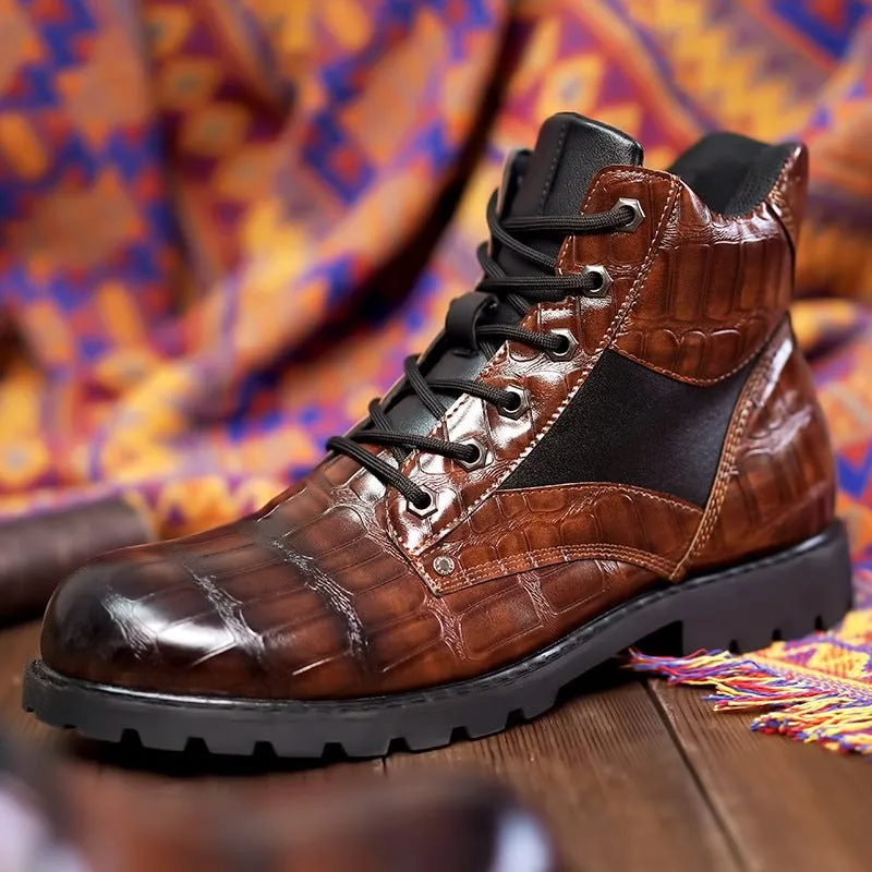 Mason™ - Croc Leather Boot