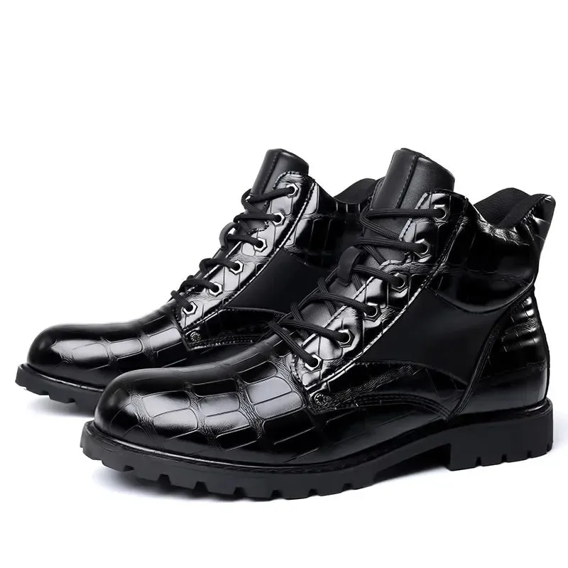Mason™ - Croc Leather Boot