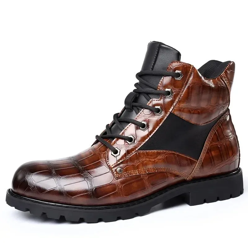 Mason™ - Croc Leather Boot