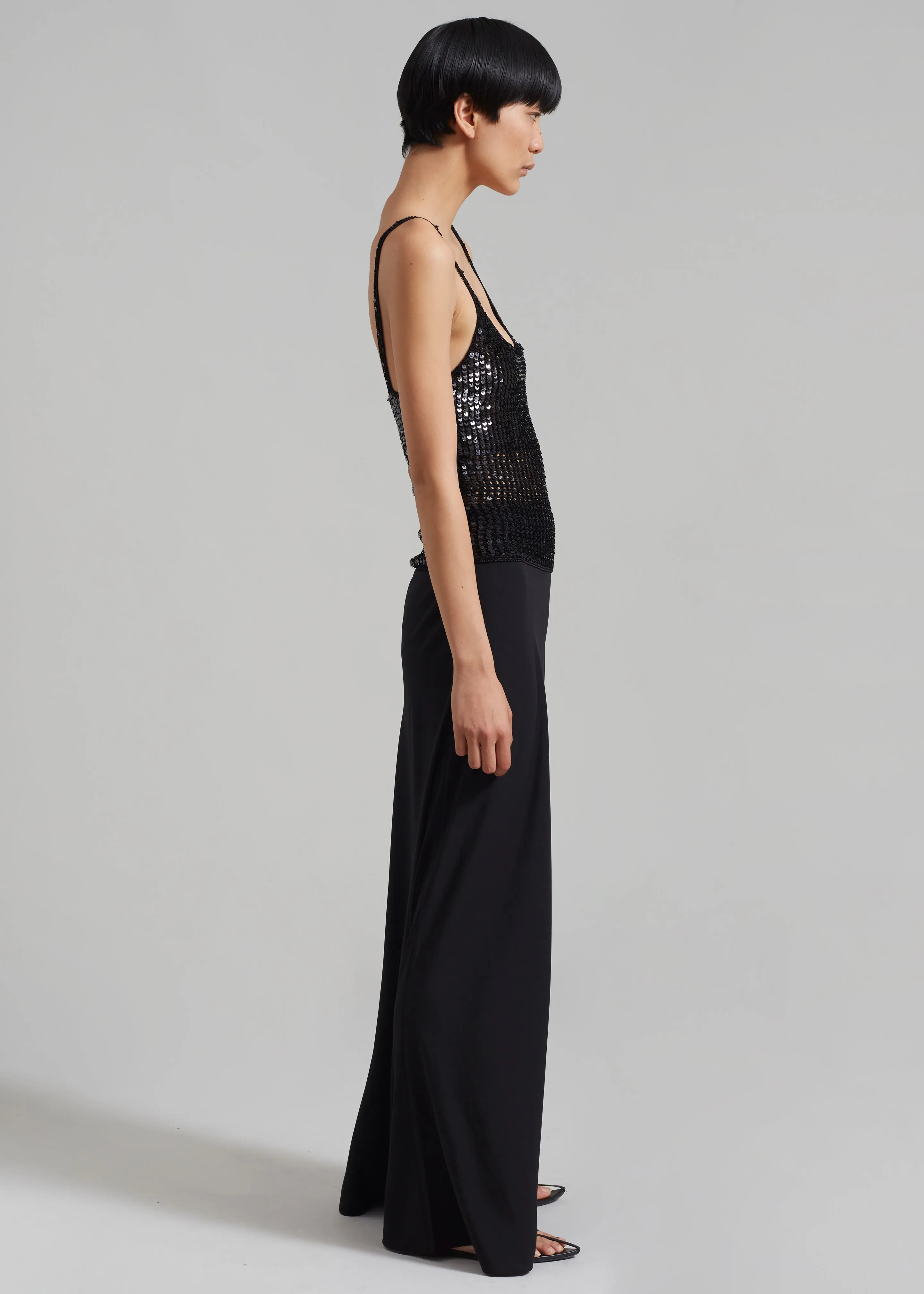 Matteau Bias Elastic Skirt - Black