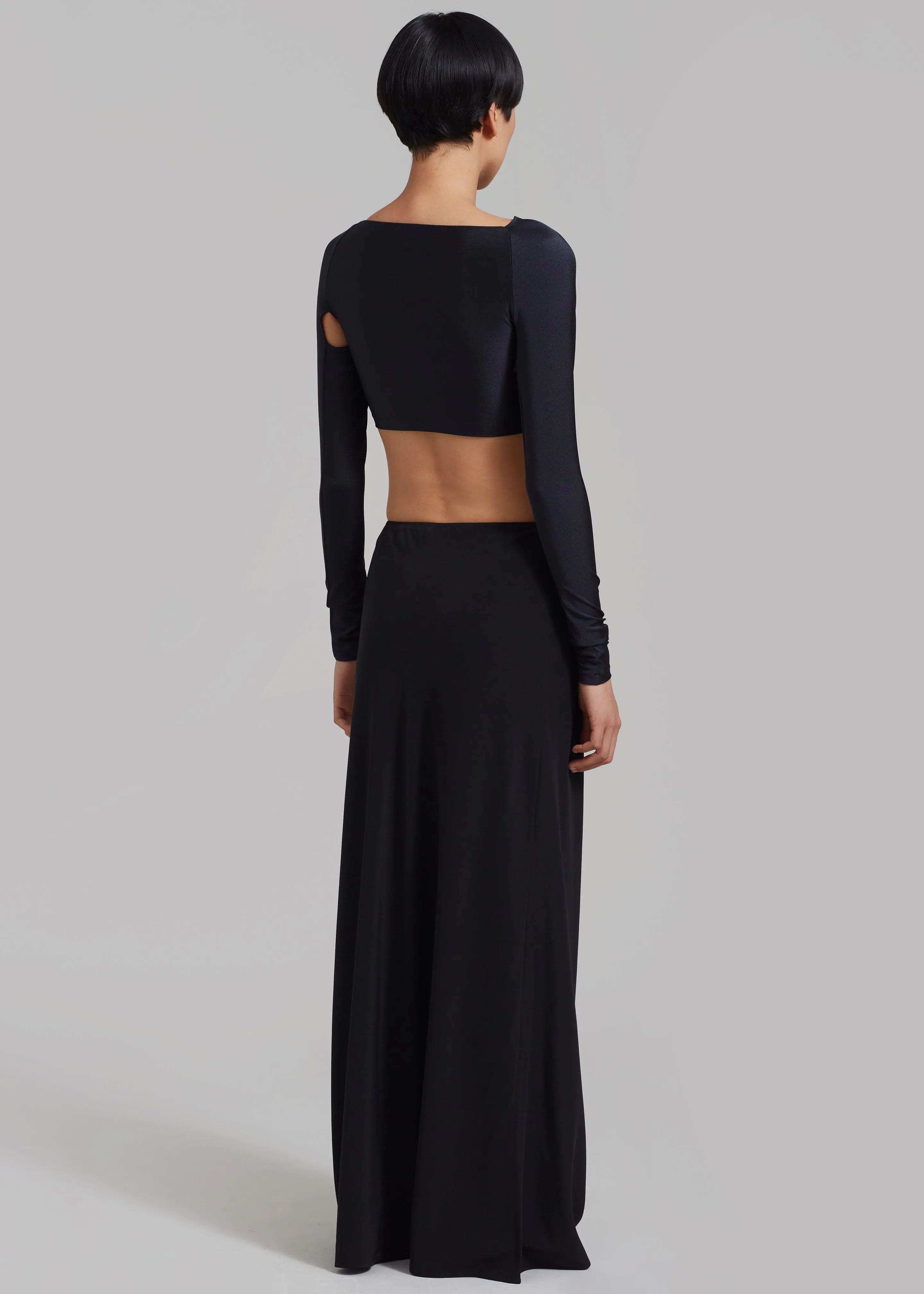 Matteau Bias Elastic Skirt - Black