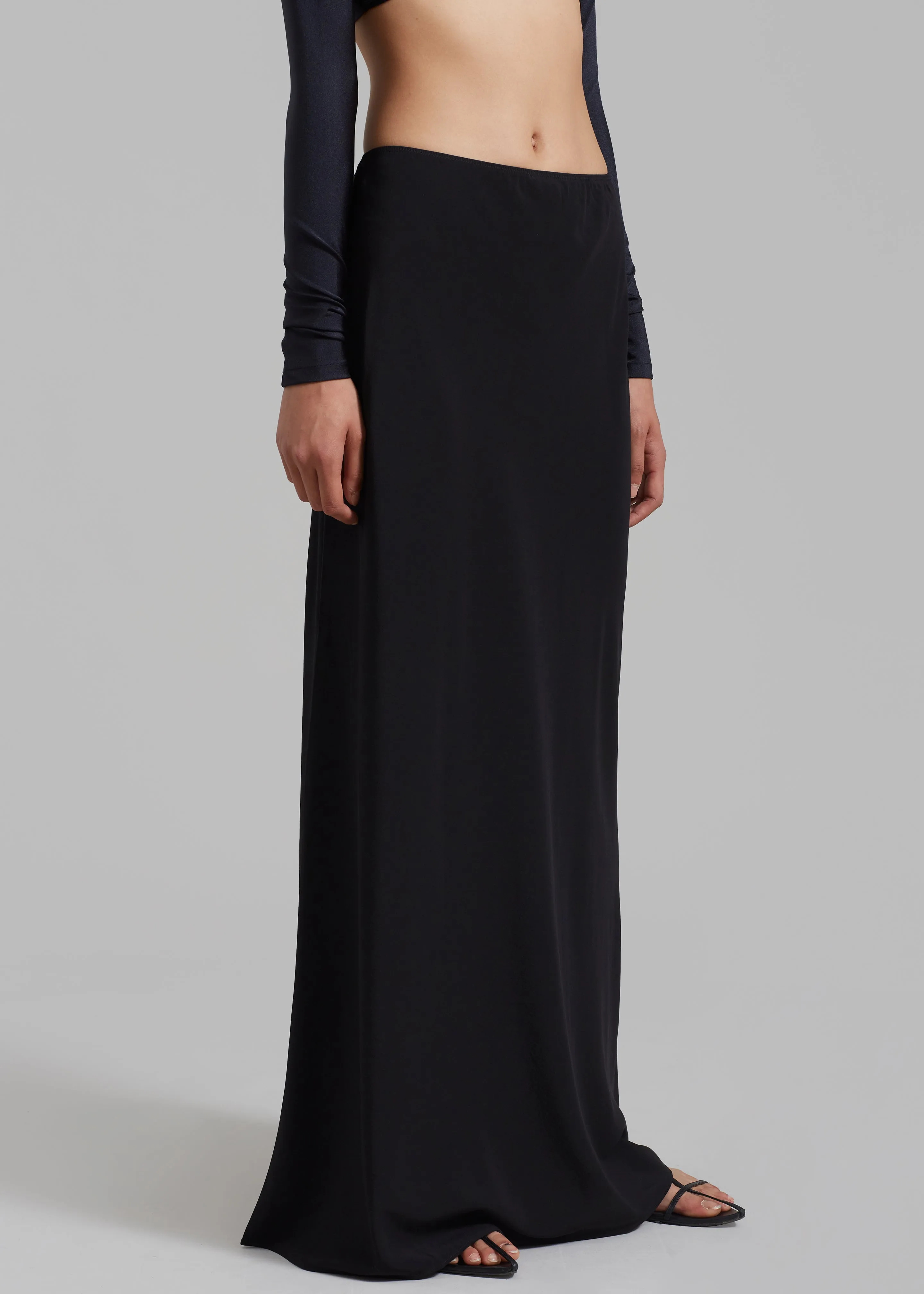 Matteau Bias Elastic Skirt - Black