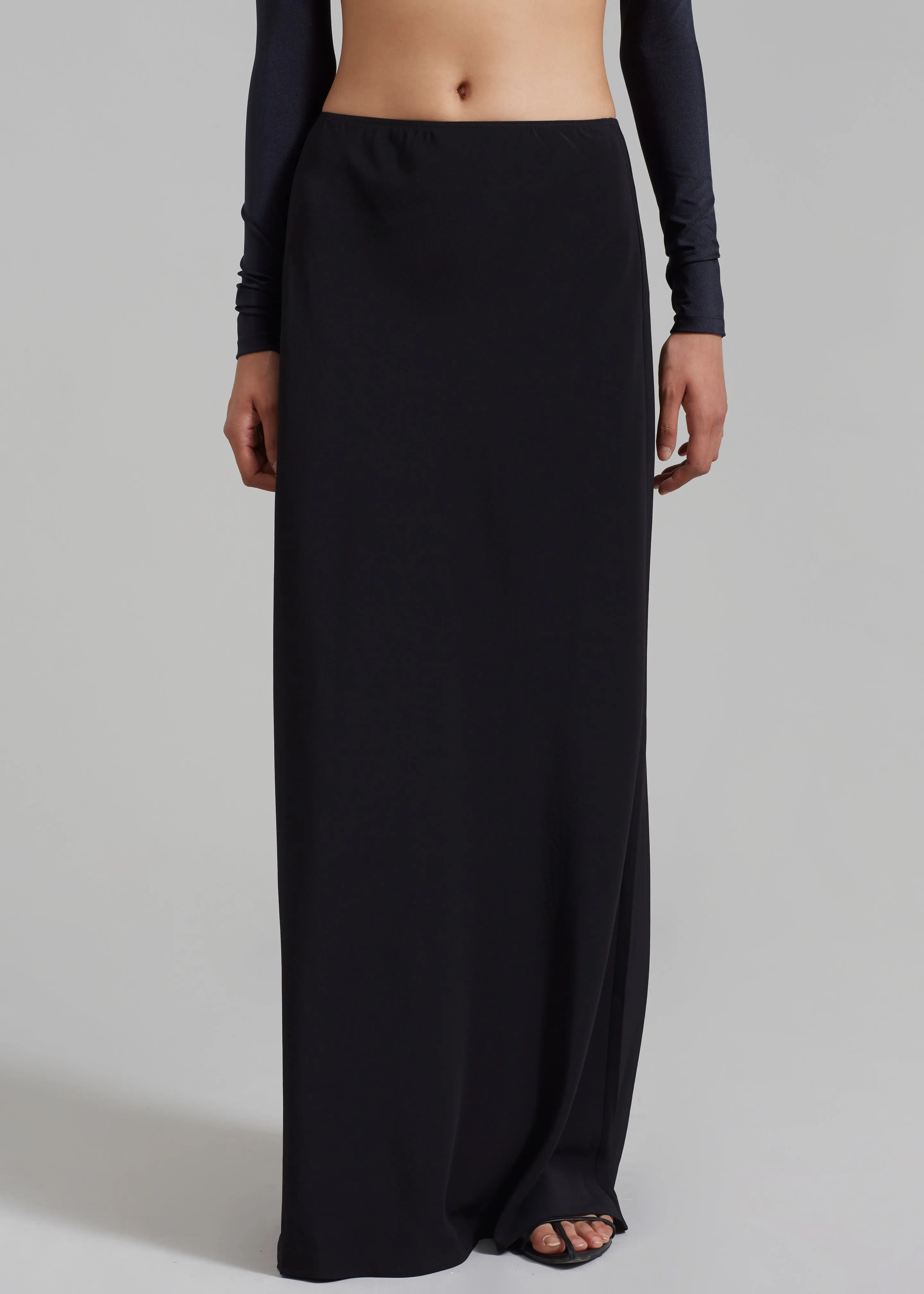 Matteau Bias Elastic Skirt - Black