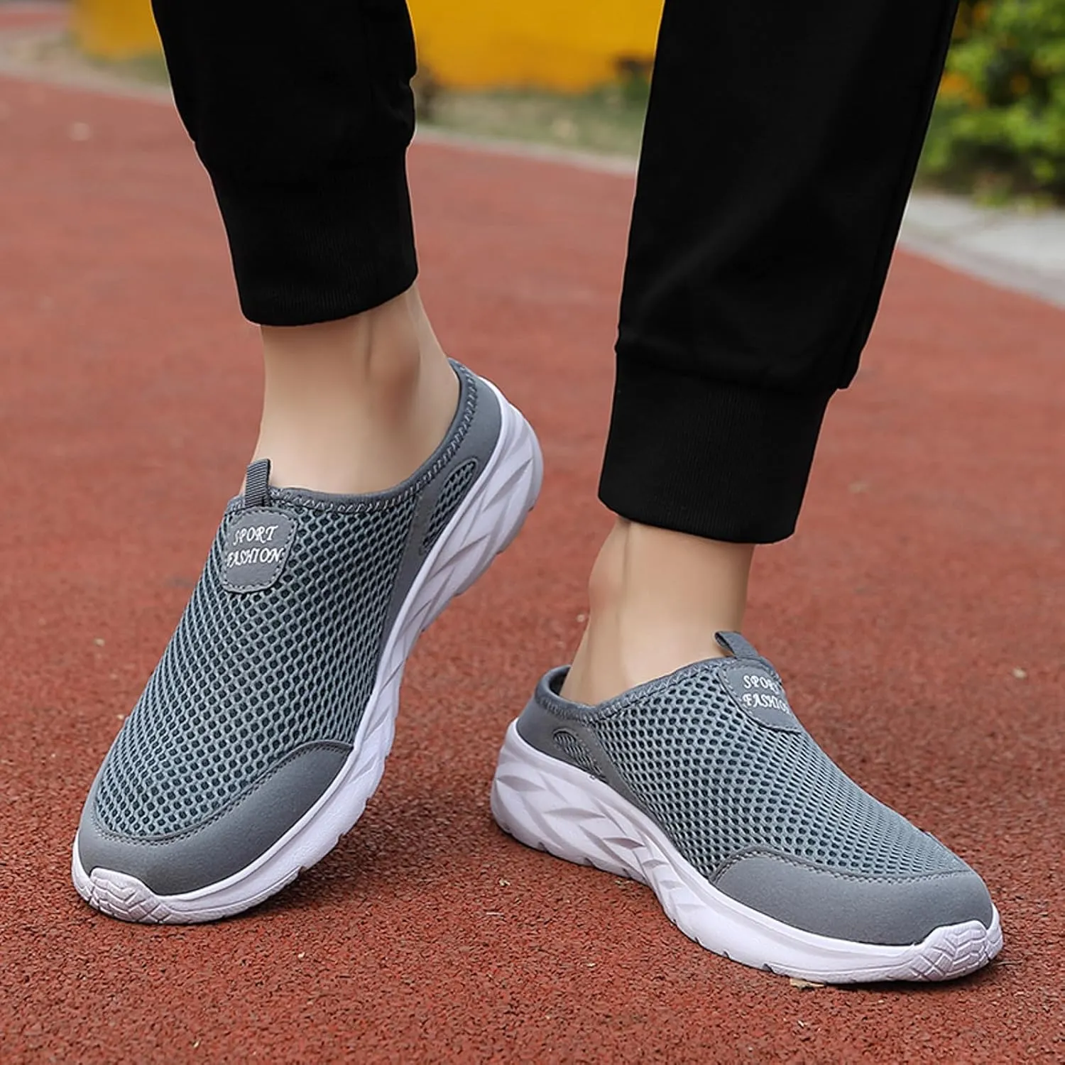 Men Casual Sneakers Mens Slip On Walking Shoes Running Shoes for Athletic Non Slip Breathable Outdoor Tennis Shoes