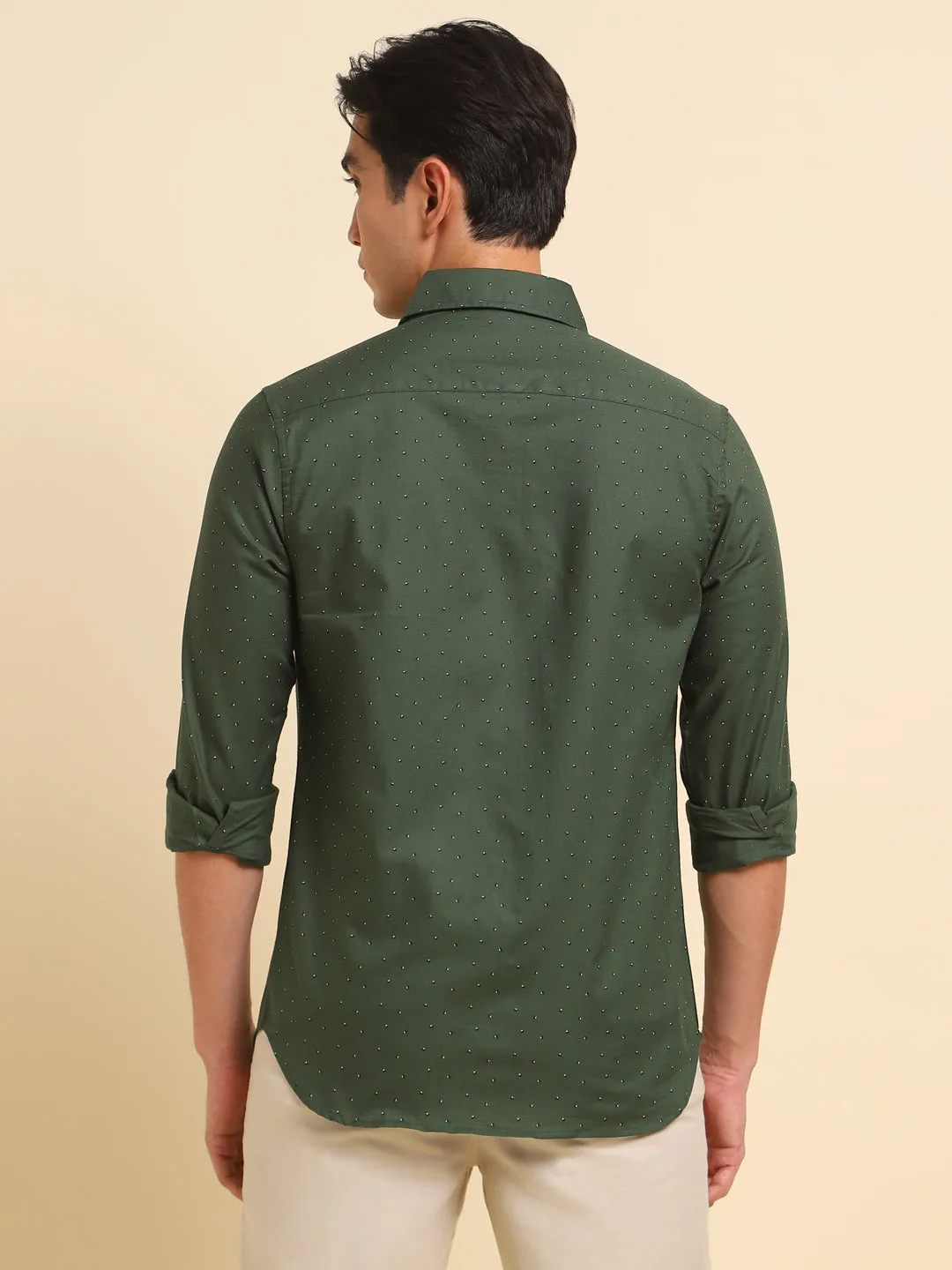 Men's Olive Casual Shirts For Comfortable And Stylish Look For Morning To Evening Look