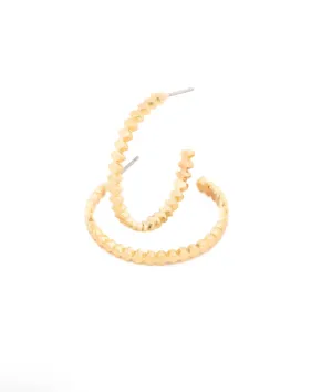 Michelle McDowell Isabella Large Gold Hoop Earrings