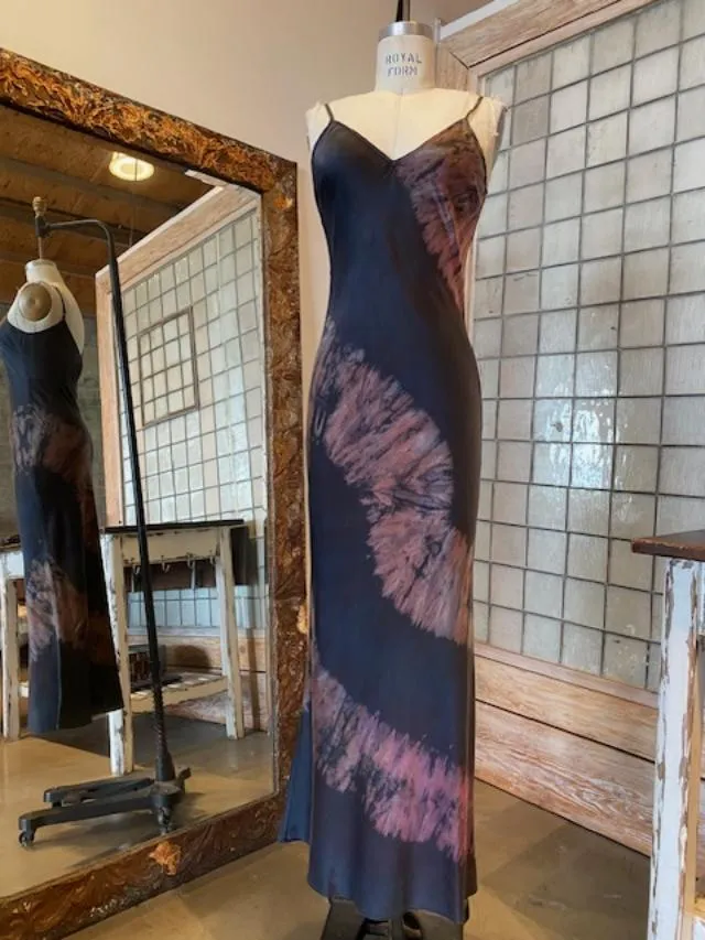 MiJo Silk Maxi Slip Dress