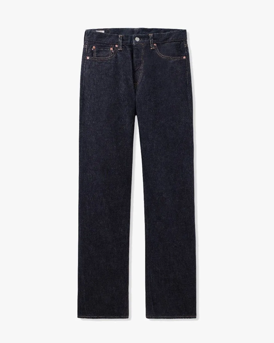 Momotaro Jeans #100 Classic Straight Fit Mens Jeans - 15.7oz Zimbabwe Cotton Selvedge Denim / Button