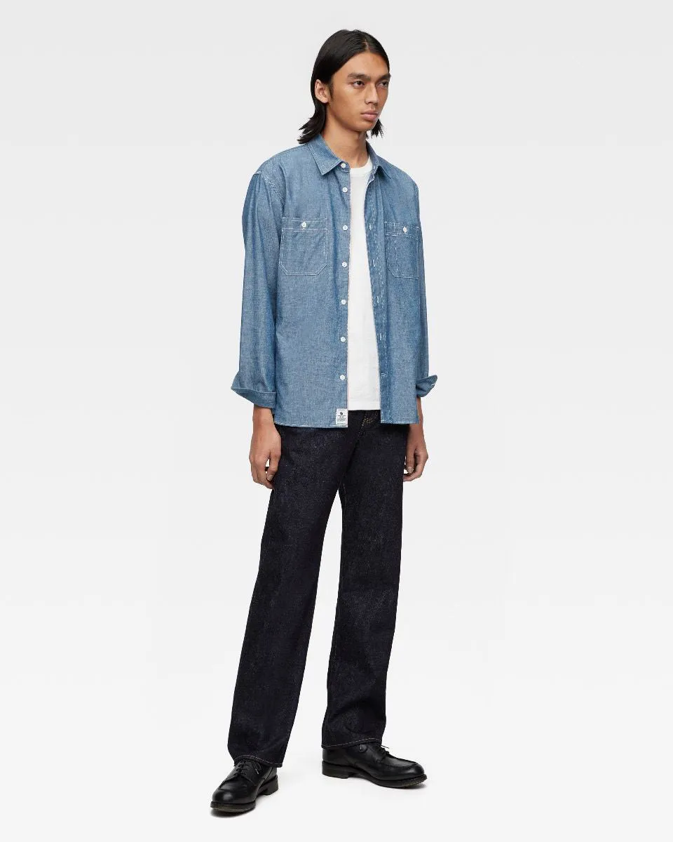 Momotaro Jeans #100 Classic Straight Fit Mens Jeans - 15.7oz Zimbabwe Cotton Selvedge Denim / Button