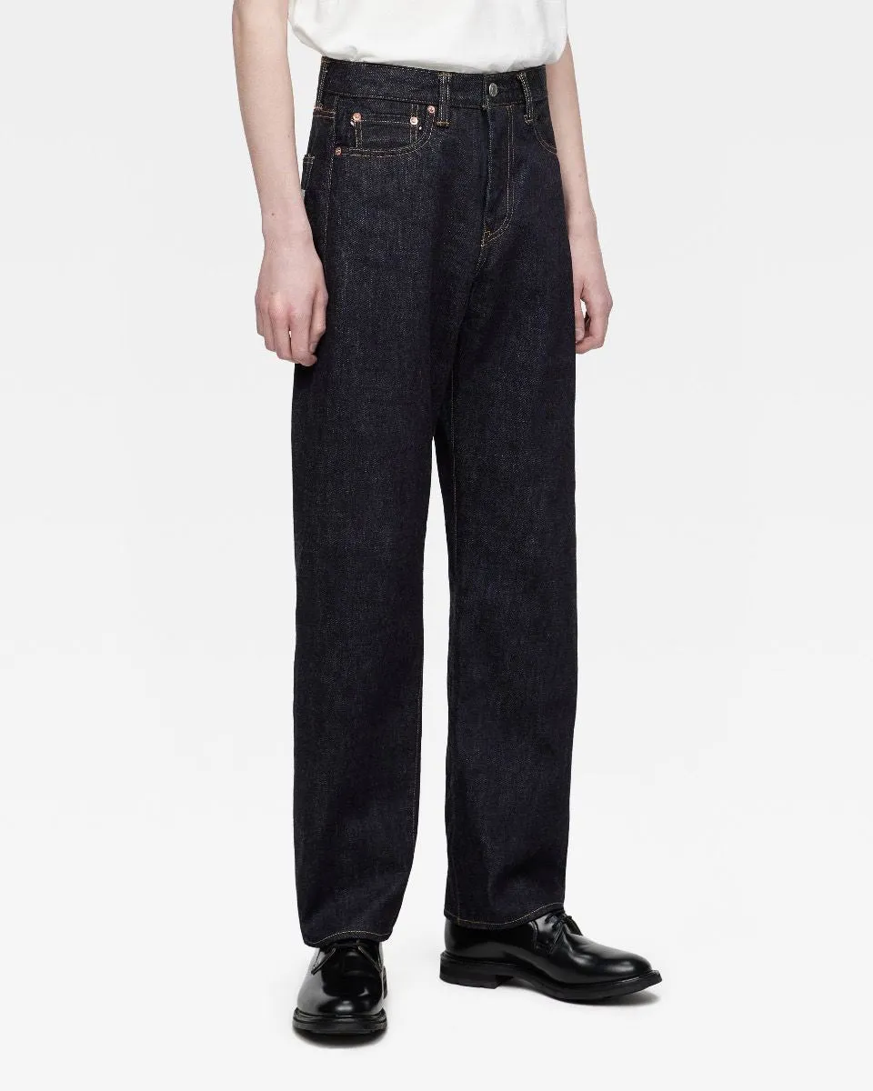 Momotaro Jeans #100 Classic Straight Fit Mens Jeans - 15.7oz Zimbabwe Cotton Selvedge Denim / Button