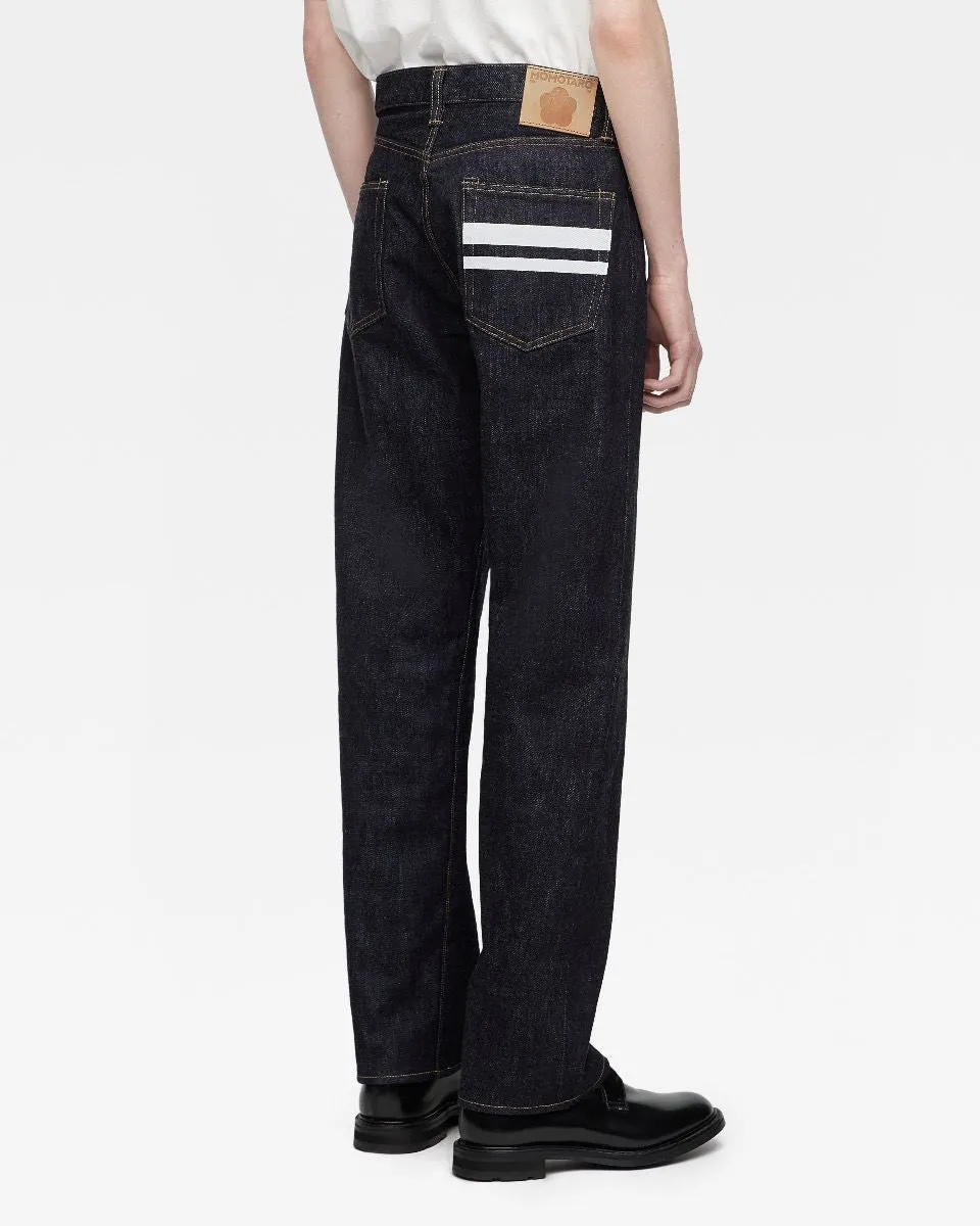 Momotaro Jeans #100 Classic Straight Fit Mens Jeans - 15.7oz Zimbabwe Cotton Selvedge Denim / Button