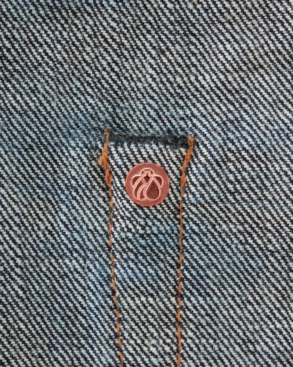 Momotaro Jeans #100 Classic Straight Fit Mens Jeans - 15.7oz Zimbabwe Cotton Selvedge Denim / Button