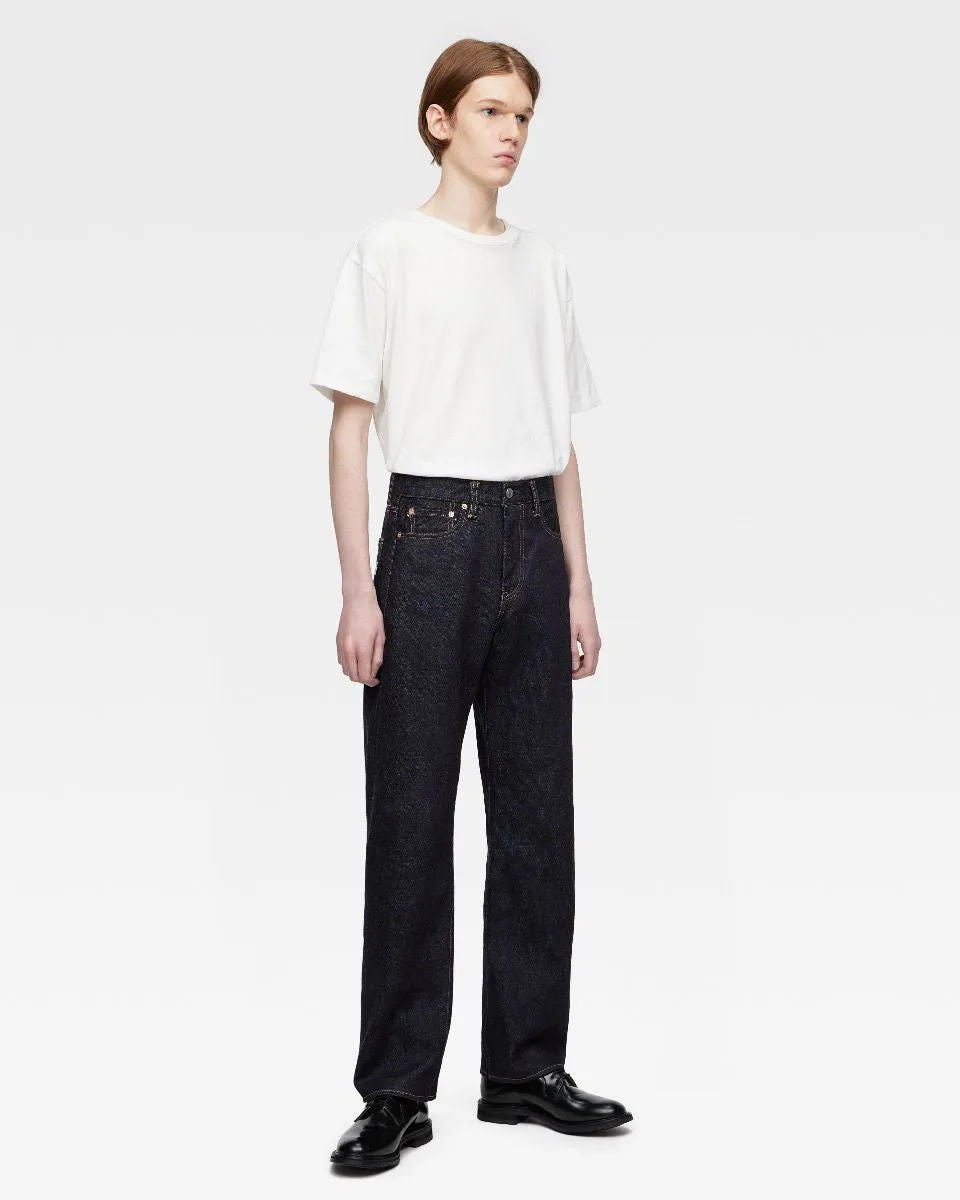 Momotaro Jeans #100 Classic Straight Fit Mens Jeans - 15.7oz Zimbabwe Cotton Selvedge Denim / Button