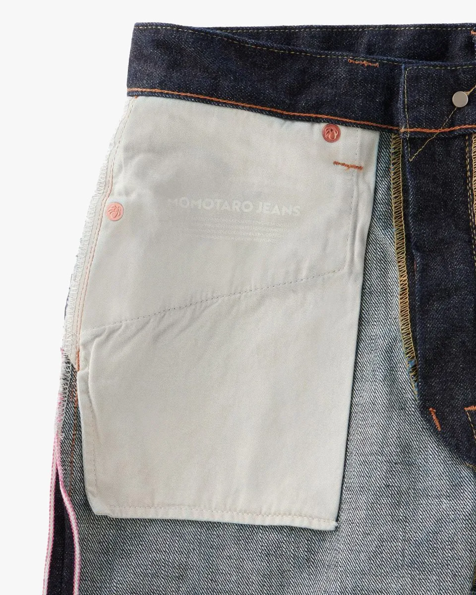 Momotaro Jeans #200 Classic Tapered Fit Mens Jeans - 15.7oz Zimbabwe Cotton Selvedge Denim / Button