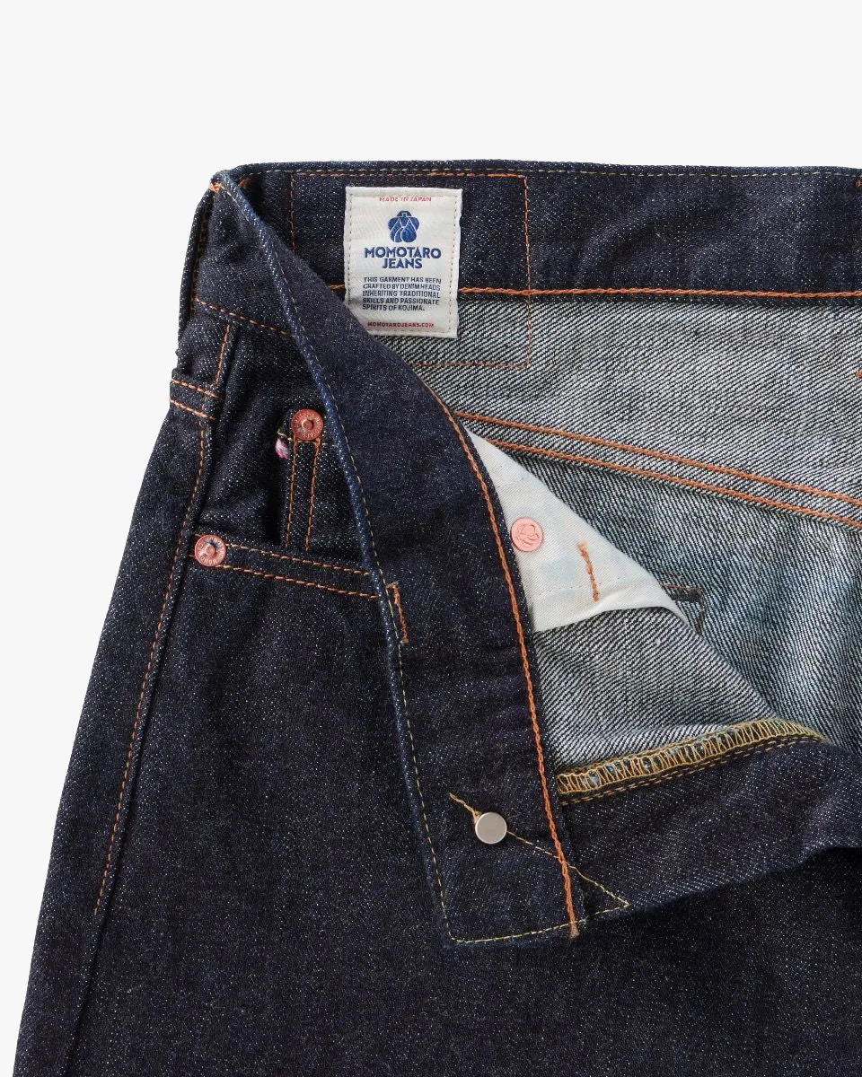 Momotaro Jeans #200 Classic Tapered Fit Mens Jeans - 15.7oz Zimbabwe Cotton Selvedge Denim / Button