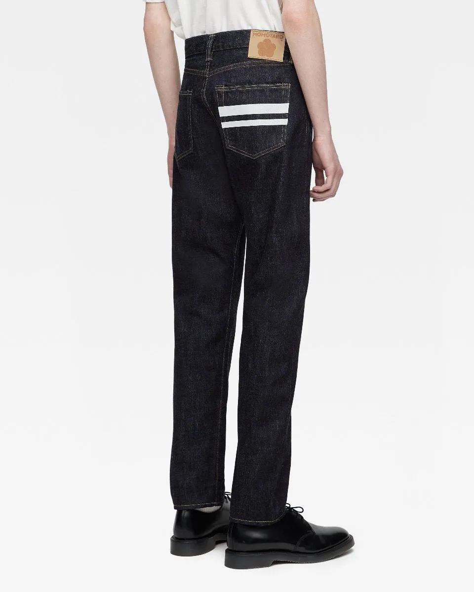 Momotaro Jeans #200 Classic Tapered Fit Mens Jeans - 15.7oz Zimbabwe Cotton Selvedge Denim / Button