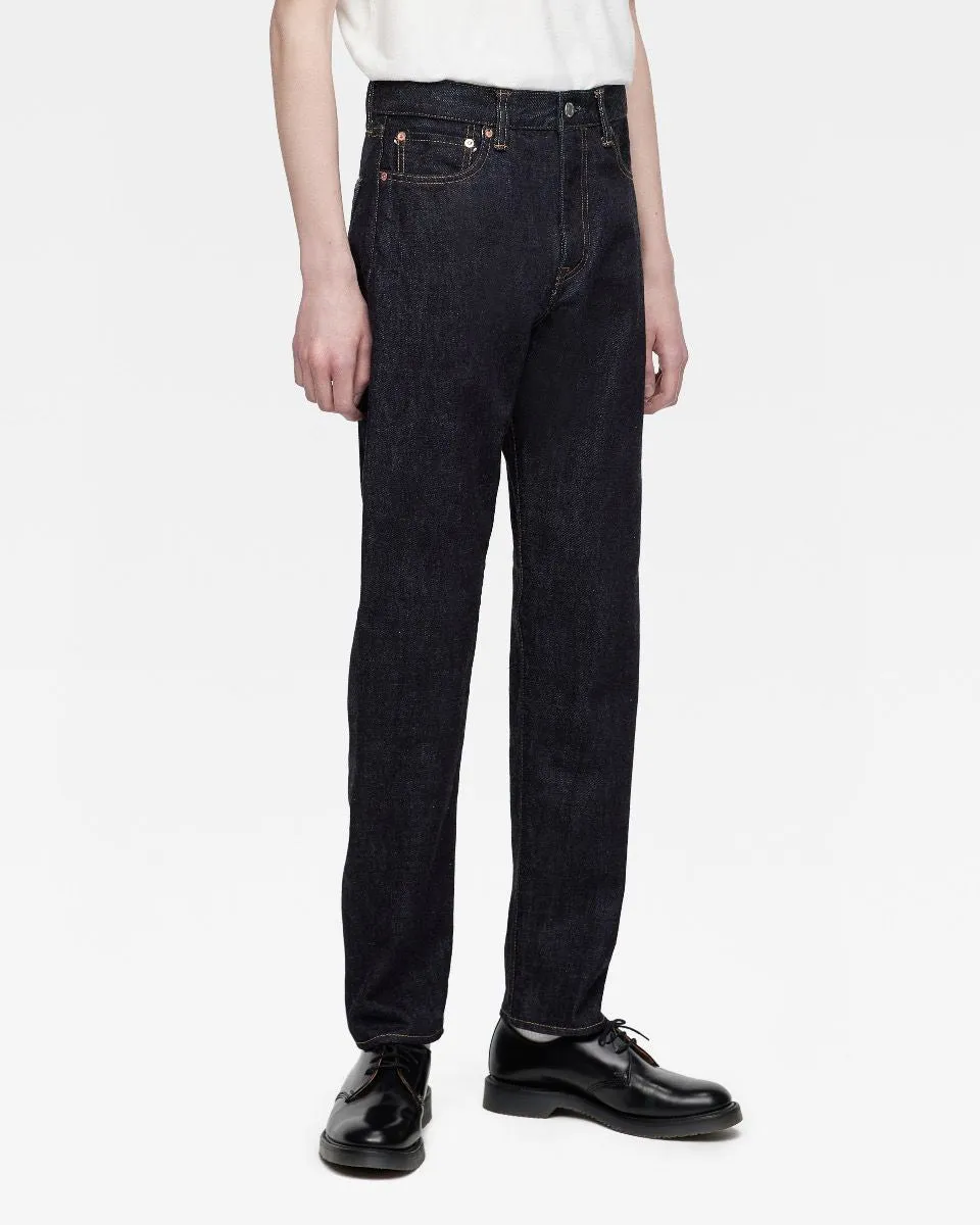 Momotaro Jeans #200 Classic Tapered Fit Mens Jeans - 15.7oz Zimbabwe Cotton Selvedge Denim / Button