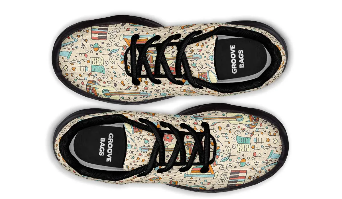 Music Doodle Chunky Sneakers