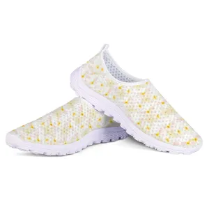 Pastel Frangipanis Non-Slip Sneakers Lightweight