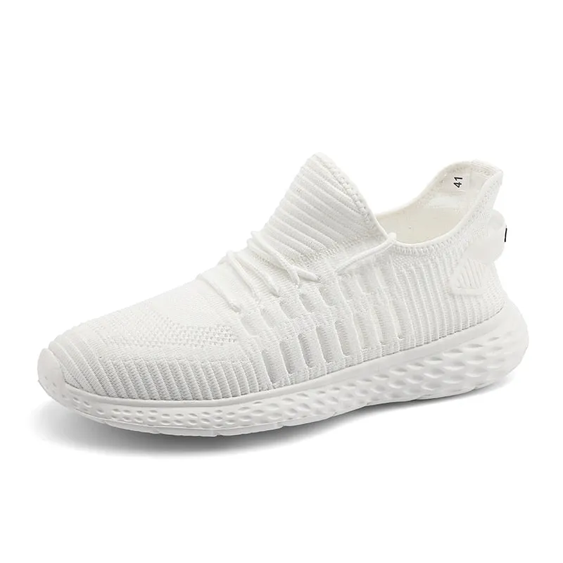 PINSEN 2020 Fashion Sneakers Shoes For Women Flats Breathable Mesh Casual Shoes Woman Lace-up Comfortable Trainers Ladies Shoes