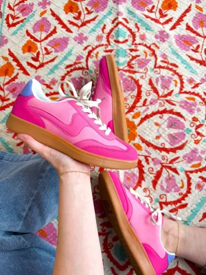 Retro Brights Rubber Sole Sneaker- Pink