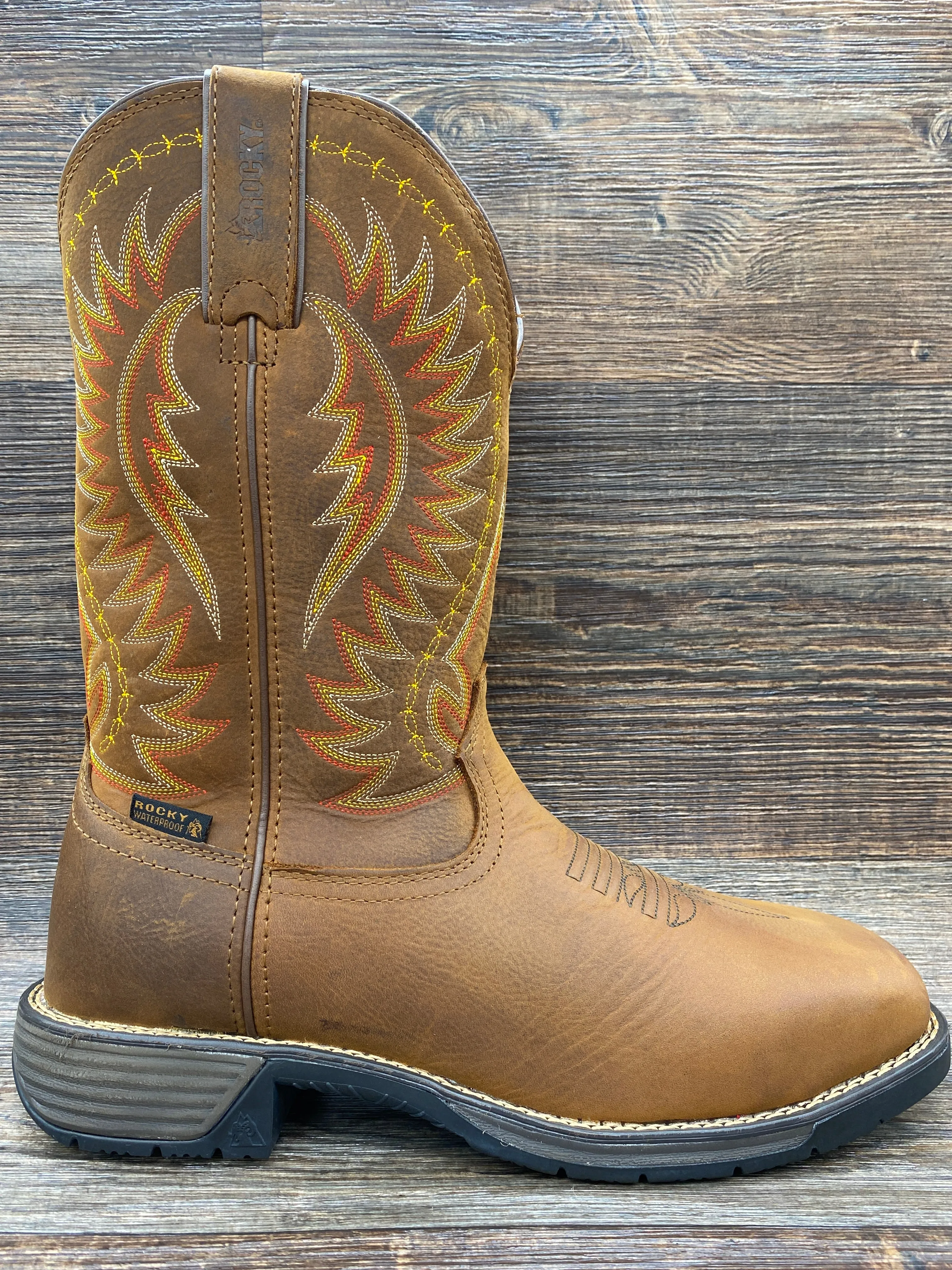 rkw0369 Men's Rugged Trail Steel Toe Waterproof Work Boot by Rocky