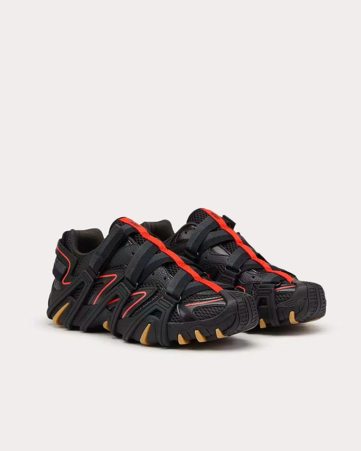 S-Prototype-Cr Black Slip On Sneakers