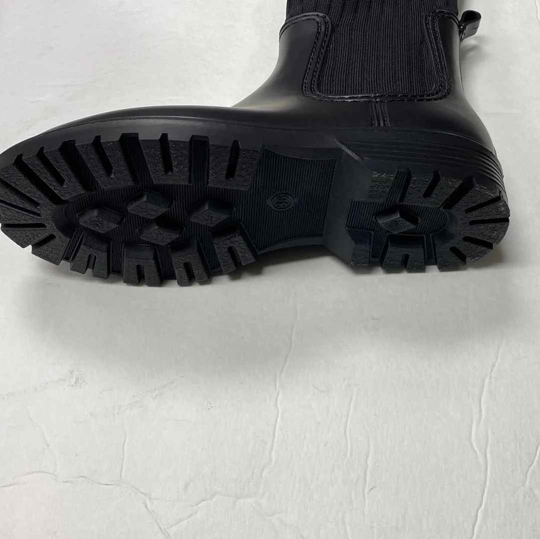 SALE FW22 Lolit WB310 Womens Ribbed White Cuff Winter Boot