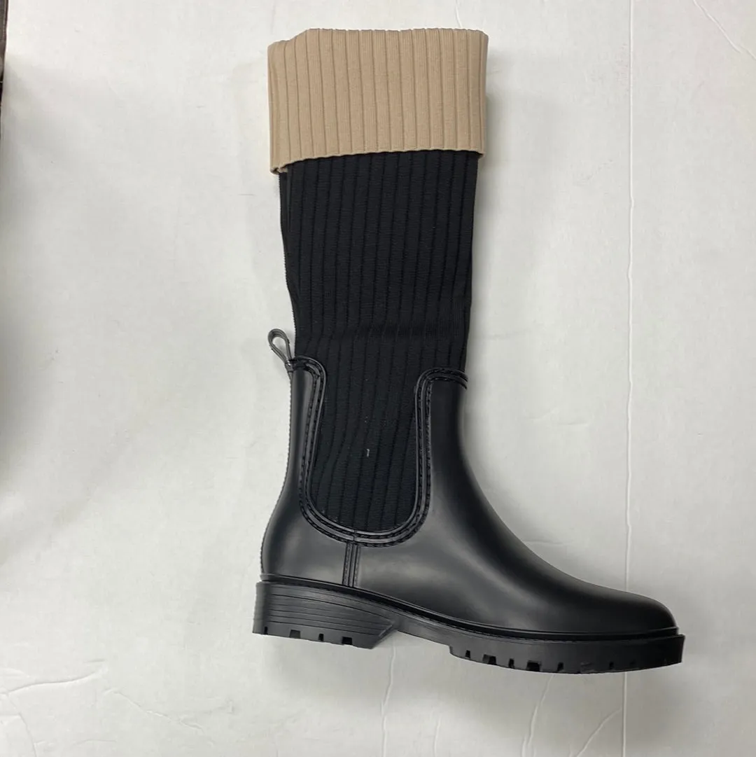 SALE FW22 Lolit WB310 Womens Ribbed White Cuff Winter Boot