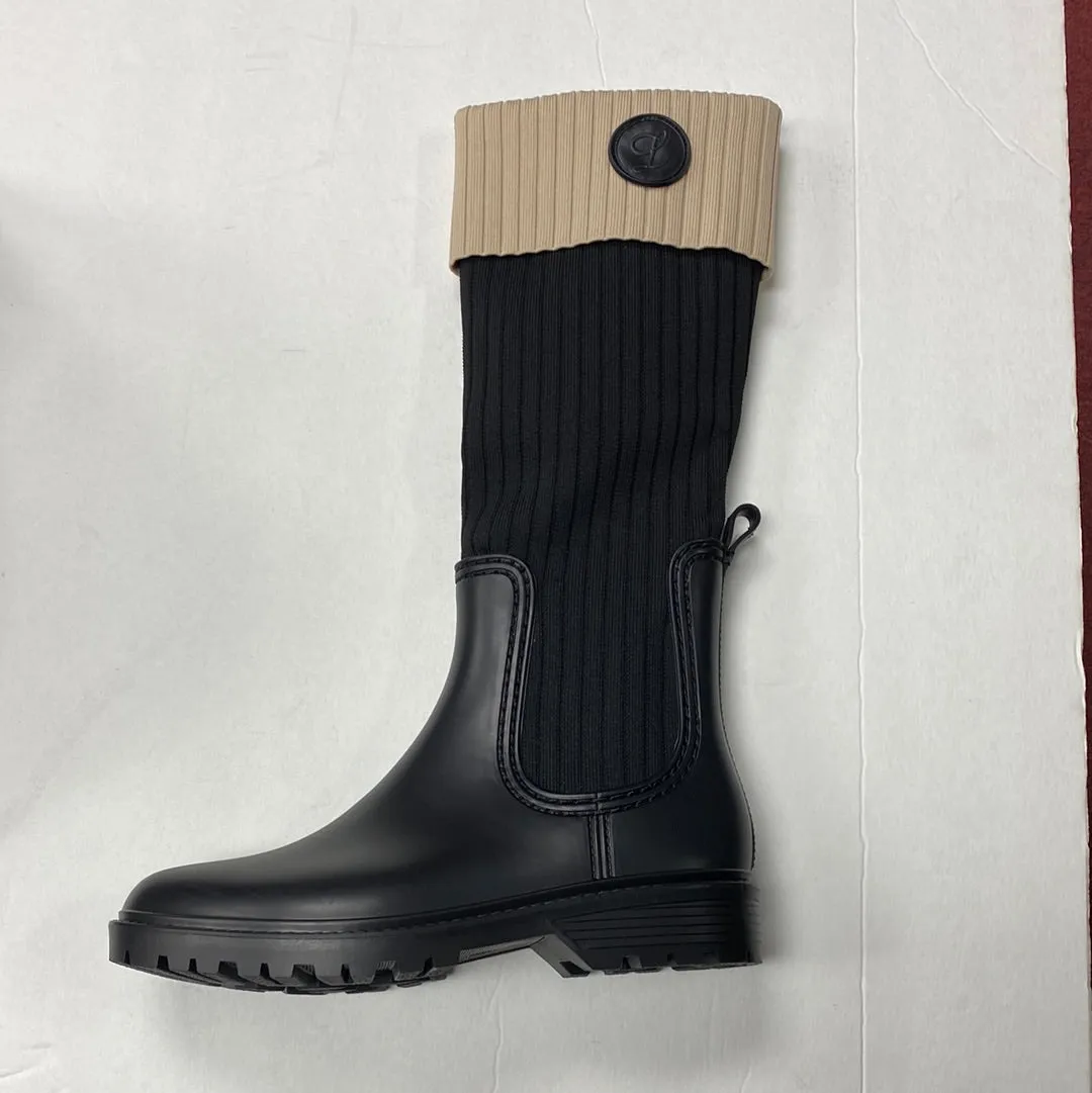 SALE FW22 Lolit WB310 Womens Ribbed White Cuff Winter Boot